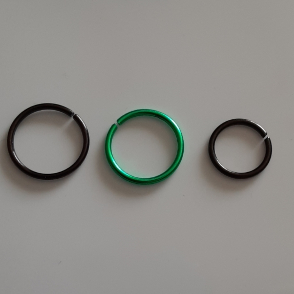 3 Pack 20g nose rings
